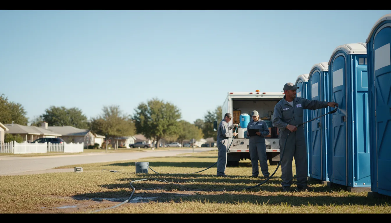 Long-Term Portable Toilet Rental in Bernice, LA near me